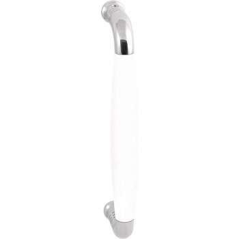 GPF4926.49A deurgreep Ika RVS gepolijst/wit gebogen 130x60/114mm
