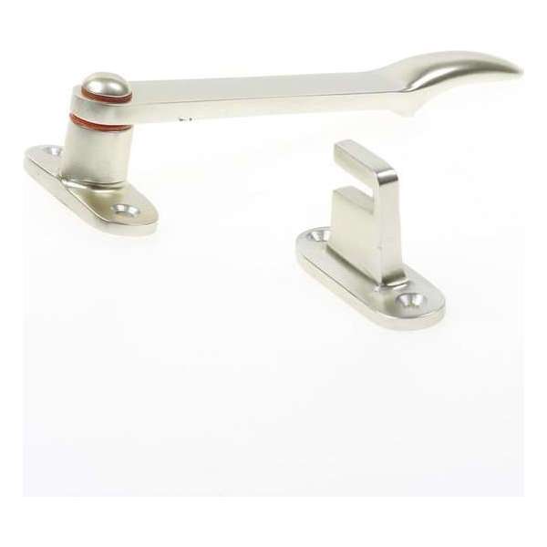 P & E Schuifdeuroverval mat nikkel 100mm 348-7-2 P & E Schuifdeuroverval mat nikkel 100mm 348-7-2