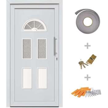 Voordeur 88x208 cm wit