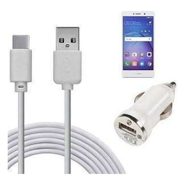 Huawei Mate 9 Lite USB C Autolader Huawei Mate 9 Lite USB C Autolader