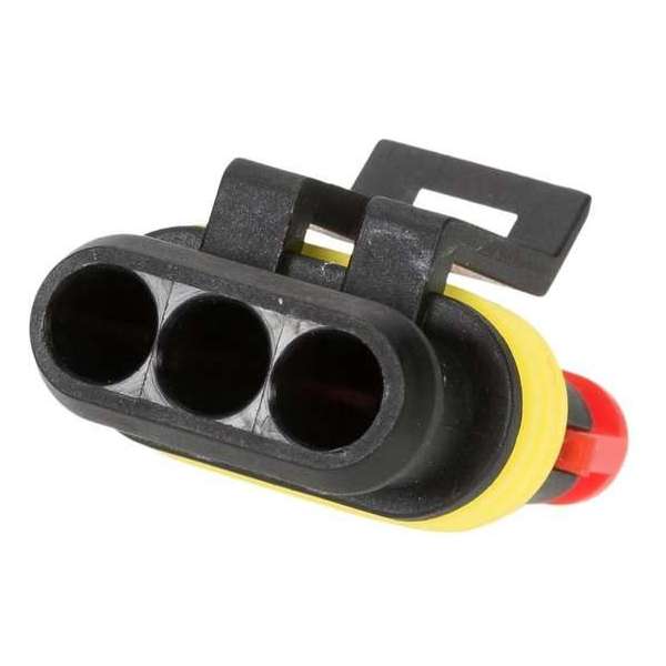 Amp SuperSeal huis voor bus - 3 polig / 3P Amp SuperSeal huis voor bus - 3 polig / 3P