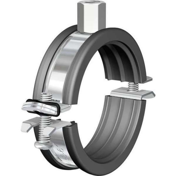 FLAM tweedelige beugel BSM, staal, blank, uitw buisdiam 48 - 52mm FLAM tweedelige beugel BSM, staal, blank, uitw buisdiam 48 - 52mm
