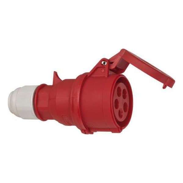 Brennenstuhl Cee-koppeling 400v/16a Ip44 16 Cm Rood Brennenstuhl Cee-koppeling 400v/16a Ip44 16 Cm Rood