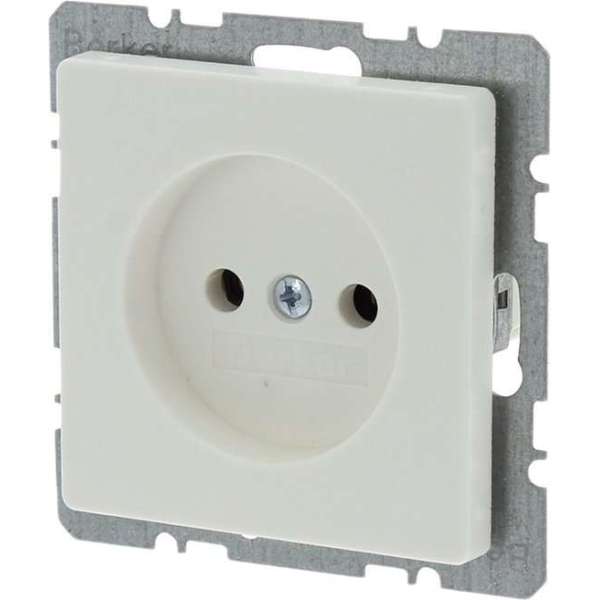 Berker Q1 Inbouw Contactdoos 1-Voudig Polarwit Berker Q1 Inbouw Contactdoos 1-Voudig Polarwit