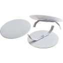 TQ4U Blindplaat voor afdekken van inbouwdoos | klembevestiging | wit | 3 STUKS