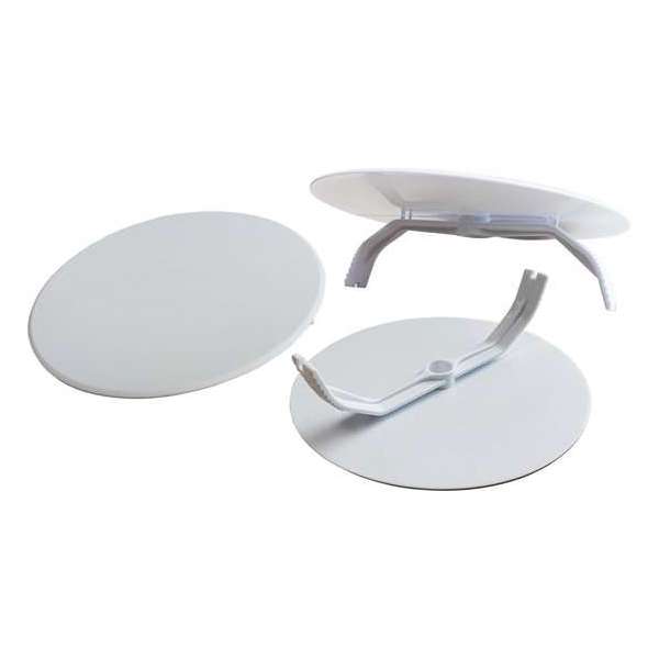 TQ4U Blindplaat voor afdekken van inbouwdoos | klembevestiging | wit | 3 STUKS TQ4U Blindplaat voor afdekken van inbouwdoos | klembevestiging | wit | 3 STUKS