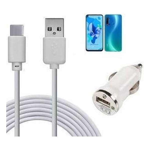 Huawei P20 Lite 2019 Autolader USB C Huawei P20 Lite 2019 Autolader USB C