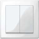Serieschakelaar Compleet - Polarwit - Merten M-Smart - Schneider Electric - MTN3115-478119_TO