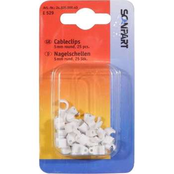 Scanpart Snoerclips 5mm 25 stuks
