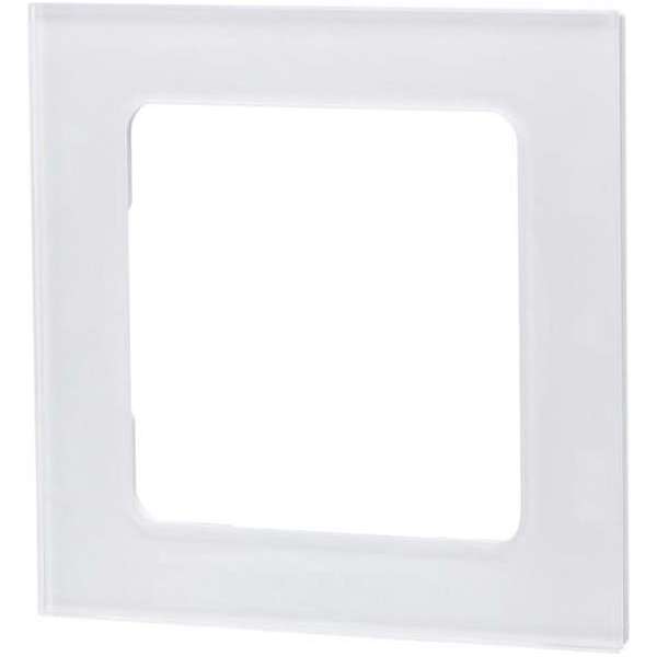 Afdekraam - Igan Jura - 1-voudig - Vierkant - Glas - Wit Afdekraam - Igan Jura - 1-voudig - Vierkant - Glas - Wit