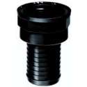 Slangpilaar binnendraad x tule PP zwart 1/2" x 19mm