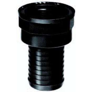 Slangpilaar binnendraad x tule PP zwart 1/2" x 19mm