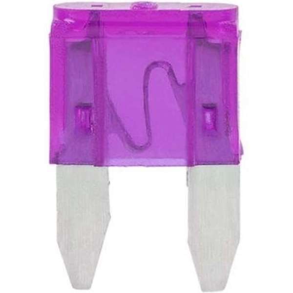 Pro Plus Steekzekeringen mini 3A paars 6 stuks in blister Pro Plus Steekzekeringen mini 3A paars 6 stuks in blister