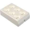 TAFELDOOS Wit 6-v. Blok