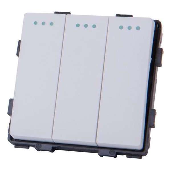 THORN Push schakelaar voor 3 stroompunten WIT (LET OP EXCLUSIEF GLASFRAME!!!) THORN Push schakelaar voor 3 stroompunten WIT (LET OP EXCLUSIEF GLASFRAME!!!)