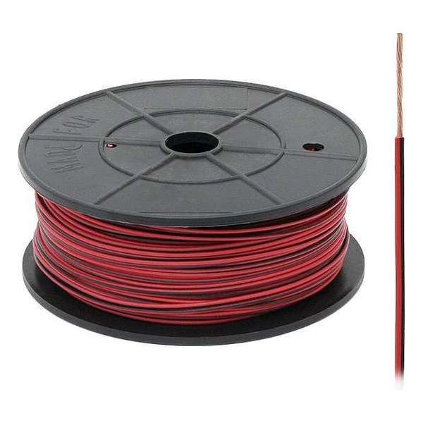 FLRY -B kabel - 1x 0,75mm - Rood/Zwart - Per meter FLRY -B kabel - 1x 0,75mm - Rood/Zwart - Per meter