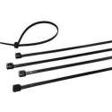 Kabelbinder met vertanding aan de binnenkant (b x h) 3.6 mm x 200 mm CB 200/3.6 Kleur (specifiek): Zwart 100 stuk(s) Weidmüller