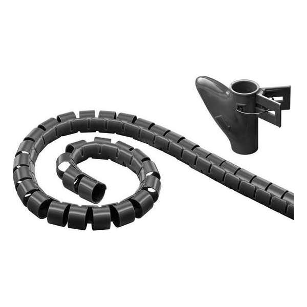 Goobay 51924 WireTube, black, Hanging Box - 2.5 m Goobay 51924 WireTube, black, Hanging Box - 2.5 m