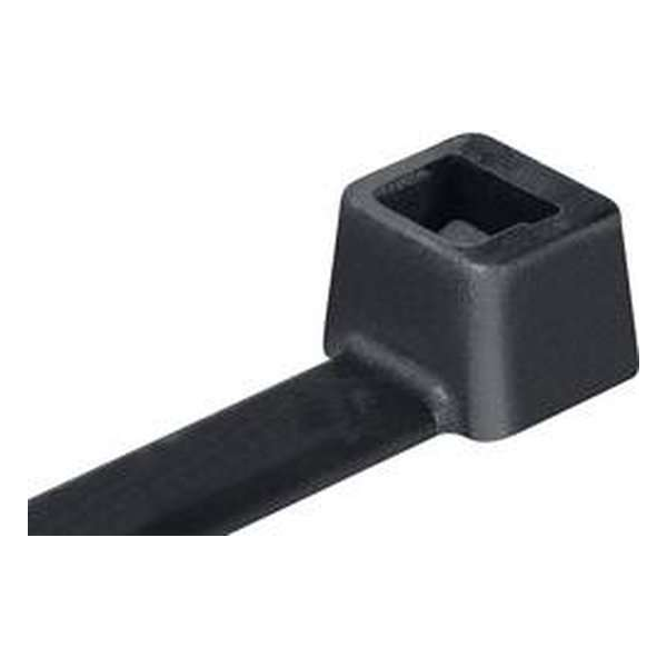 HellermannTyton 138-00025 UB200B-B-PA66-BK Kabelbinder 198 mm 3.50 mm Zwart 100 stuk(s) HellermannTyton 138-00025 UB200B-B-PA66-BK Kabelbinder 198 mm 3.50 mm Zwart 100 stuk(s)