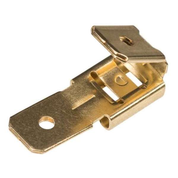 Ongeïsoleerde piggyback vlakstekerhuls 6,3x0,8mm 5st - Kabelschoen - AMP connector Ongeïsoleerde piggyback vlakstekerhuls 6,3x0,8mm 5st - Kabelschoen - AMP connector