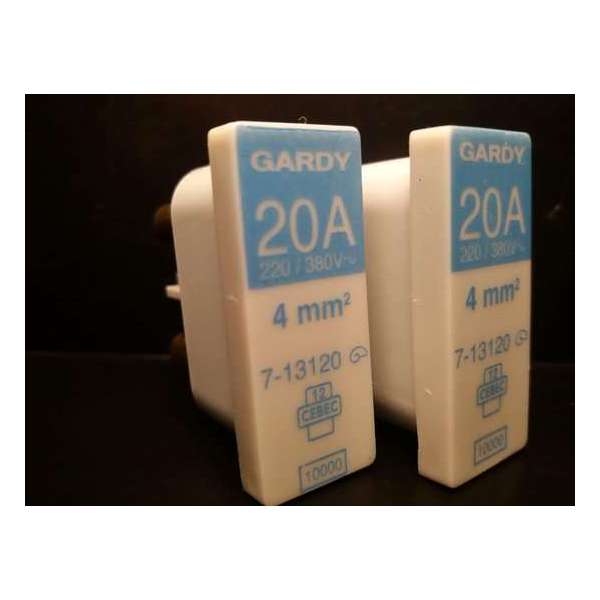 Schneider - Zekering 20A -13120 -2 Stuks Schneider - Zekering 20A -13120 -2 Stuks