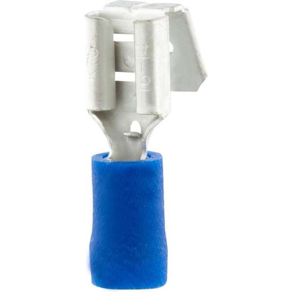 Q-Link kabelschoen – schuifstekker – met aftak – blauw – 7 stuks Q-Link kabelschoen – schuifstekker – met aftak – blauw – 7 stuks