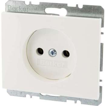BERKER K1 CONTACTDOOS INBOUW ENKELVOUDIG POLARWIT