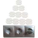 Zelfklevende stopcontact beveiliging 10 stuks- stopcontact beschermers- kinderbeveiliging- Elektriciteit beveiliging
