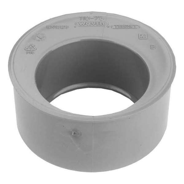 Wavin PVC lijm verloopring excentrisch 125x75 mm Wavin PVC lijm verloopring excentrisch 125x75 mm
