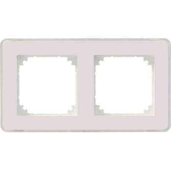 Schneider Electric Merten System M-Creativ afdekraam 2-voudig Transparant - verwisselbare kleur