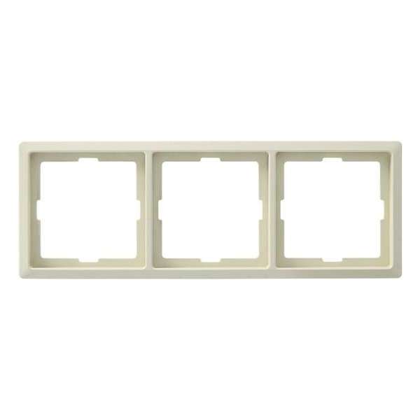 Schneider Merten Artec - Drievoudige afdekraam inbouw (Crème) Schneider Merten Artec - Drievoudige afdekraam inbouw (Crème)