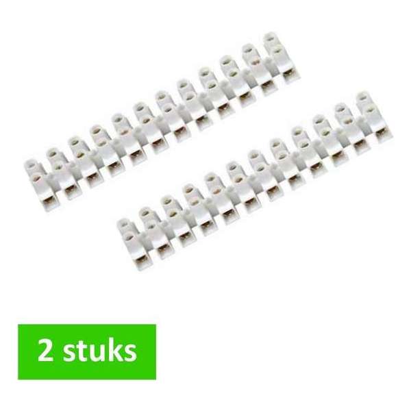TQ4U kroonstrips | max 10 mm² | kunststof | 2 strips à 12 kroonsteentjes TQ4U kroonstrips | max 10 mm² | kunststof | 2 strips à 12 kroonsteentjes