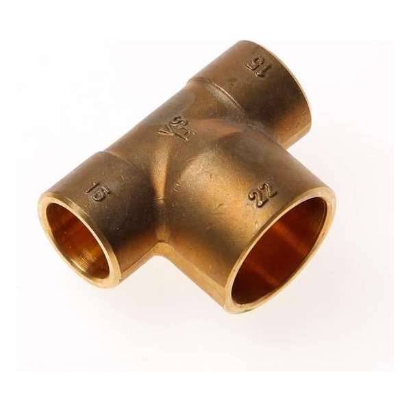 DPS Verloop t-stuk 15 x 22 x 15mm DPS Verloop t-stuk 15 x 22 x 15mm