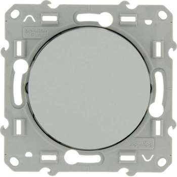 Schneider Electric Odace kruisschakelaar Aluminium