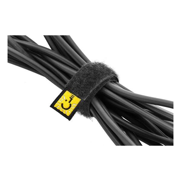 Klittenband / Velcro Kabelbinders 6 delige set - Zwart - Kwaliteit Klittenband / Velcro Kabelbinders 6 delige set - Zwart - Kwaliteit
