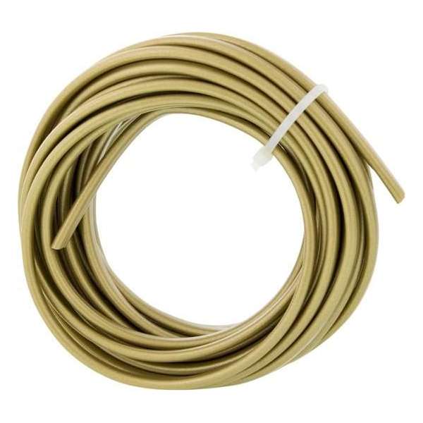 Huishoudsnoer – plat – belastbaar tot 1200W – 2 x 0.75 mm² – 5 m – goud Huishoudsnoer – plat – belastbaar tot 1200W – 2 x 0.75 mm² – 5 m – goud