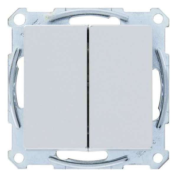 Schneider Electric System-M Serieschakelaar aluminium Schneider Electric System-M Serieschakelaar aluminium