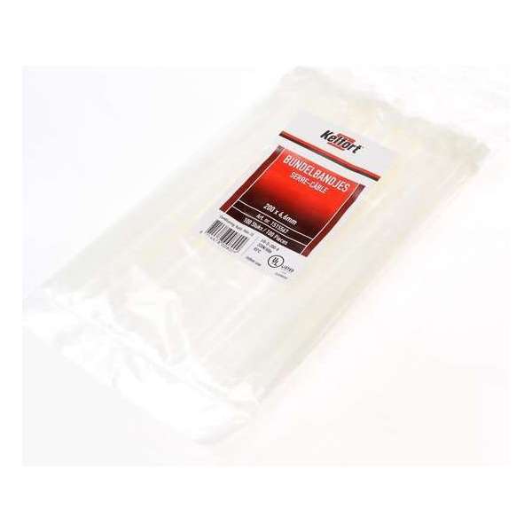 Bundelbandje transparant 200 x 4.6mm Bundelbandje transparant 200 x 4.6mm