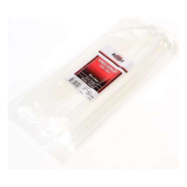 Bundelbandje transparant 250 x 4.8mm Bundelbandje transparant 250 x 4.8mm