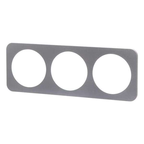 Afdekraam - Igna Jura - 3-voudig - Rond - Kunststof - Zilver Afdekraam - Igna Jura - 3-voudig - Rond - Kunststof - Zilver
