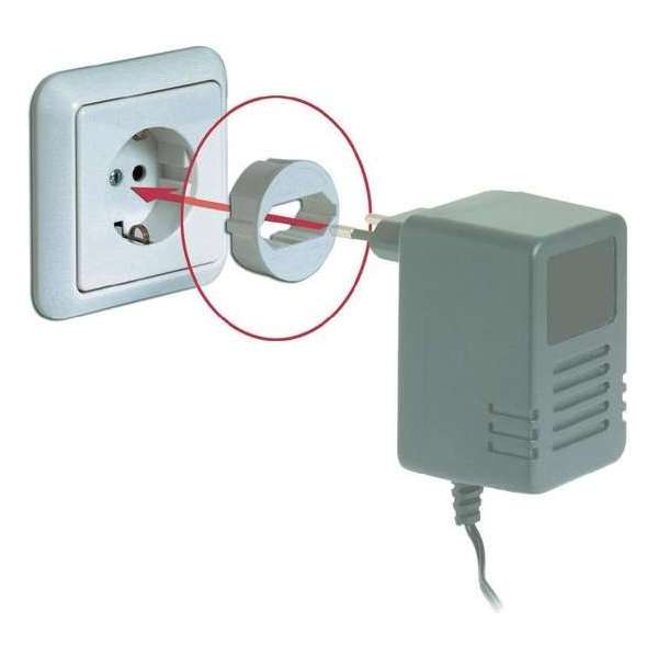 Pinfix stopcontact adapter wit (2 stuks) Pinfix stopcontact adapter wit (2 stuks)