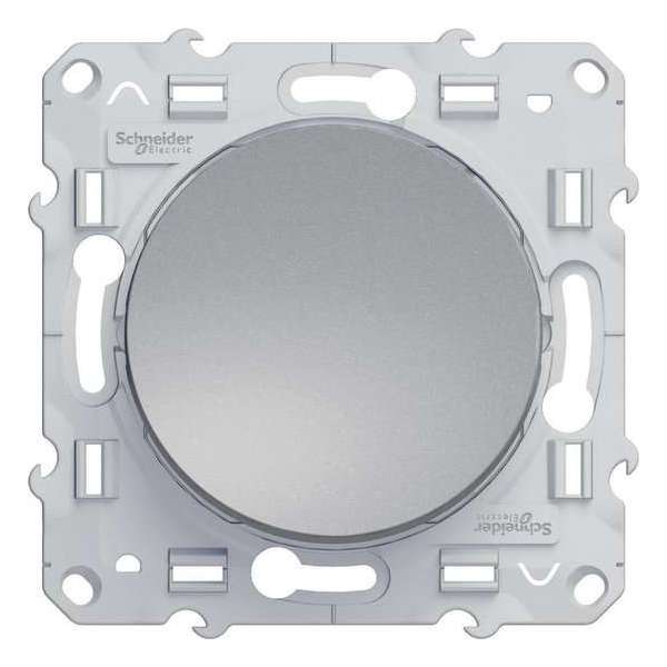 Wisselschakelaar - Aluminium - Odace - Schneider Electric - S530203 Wisselschakelaar - Aluminium - Odace - Schneider Electric - S530203