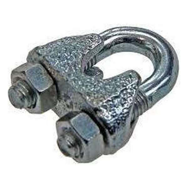 Mack Staaldraadklemmen Verzinkt 2 x 2 mm Mack Staaldraadklemmen Verzinkt 2 x 2 mm