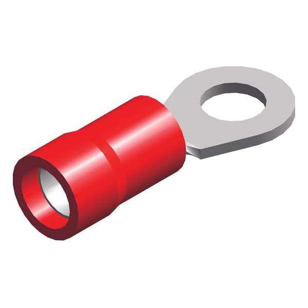 Quparts Ringkabelschoen EZ-entry - PVC geïsoleerd (Rood) - Draaddikte 0.5-1.5 mm² - ringdiameter 6.4 mm - 100 st. Quparts Ringkabelschoen EZ-entry - PVC geïsoleerd (Rood) - Draaddikte 0.5-1.5 mm² - ringdiameter 6.4 mm - 100 st.