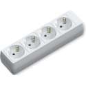 Verlengsnoer - Aigi Bovun - 3680W - 4 Stopcontacten - Wit - Zonder Snoer/Kabel | Nederland