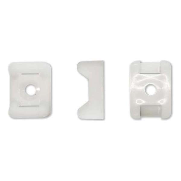 Kortpack Schroefzadels wit, voor tyraps t/m 7.6 mm breed met 4.4 mm schroefgat. 100 stuks + kortpack pen (099.8944) Kortpack Schroefzadels wit, voor tyraps t/m 7.6 mm breed met 4.4 mm schroefgat. 100 stuks + kortpack pen (099.8944)