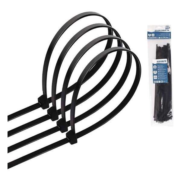 Tie Wraps - Tyrap - Igna Tie - 3.6x250mm - Zwart - 40 Stuks Tie Wraps - Tyrap - Igna Tie - 3.6x250mm - Zwart - 40 Stuks
