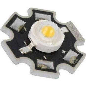 Power LED diode - Warm wit - 1W - Ø18mm