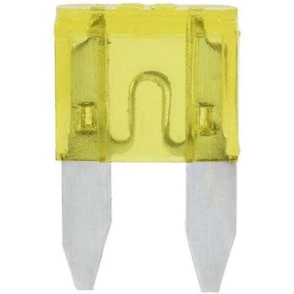 ProPlus autozekering mini 20A geel per stuk ProPlus autozekering mini 20A geel per stuk