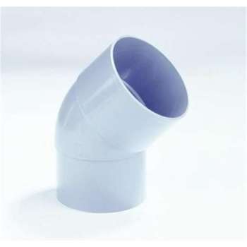 Dyka Bocht 1x mof 1x verjongd spie 45° PVC grijs keurmerk BRL2012 70m